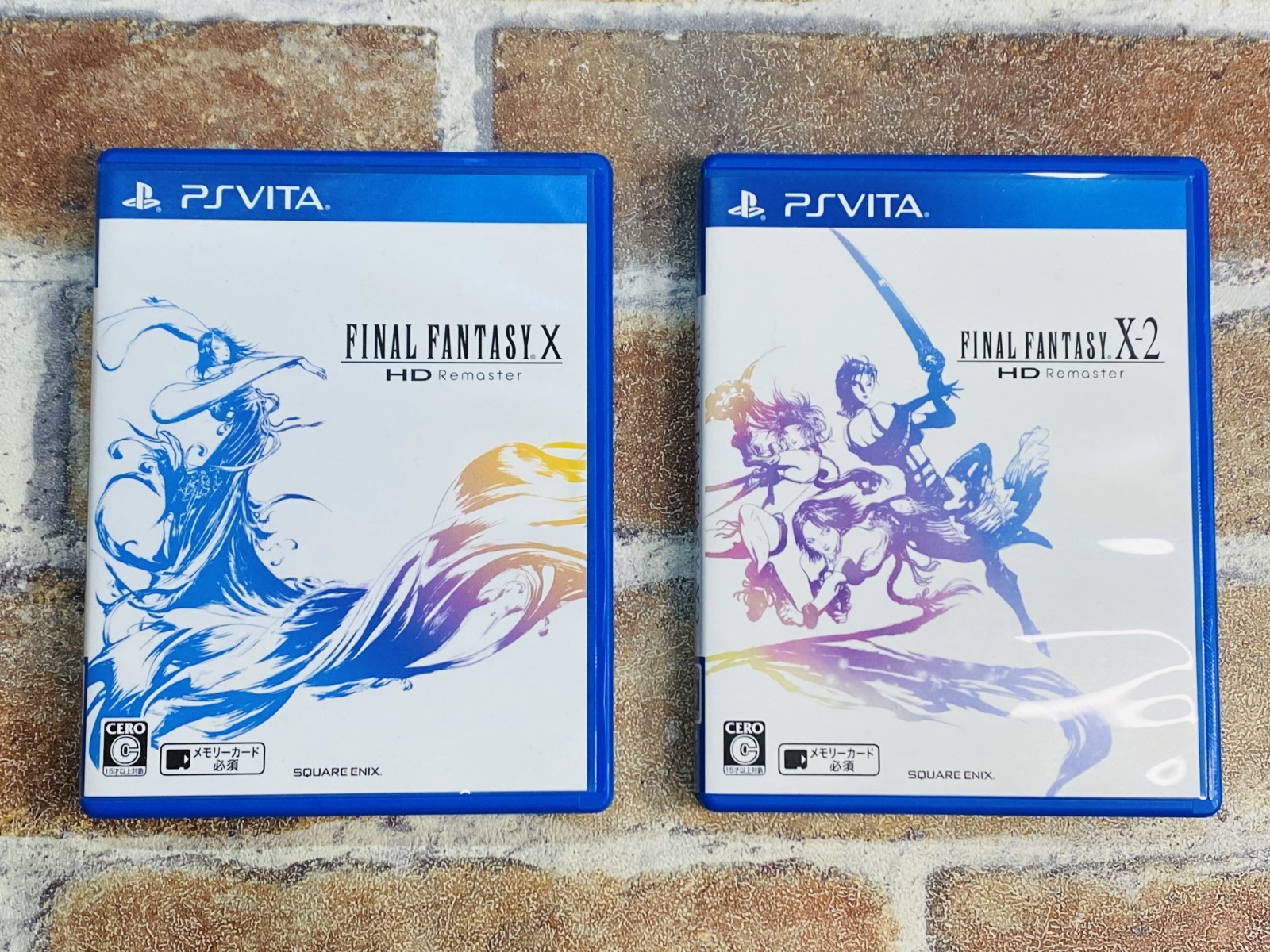 PS Vita Final Fantasy X X2 10 Remaster Resolution FF Japan Charger 16GB 2Games P