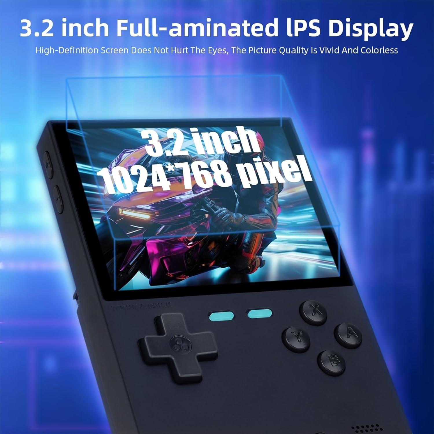 Trimui Brick Retro Handheld 3.2 IPS 1024×768 Red 64GB