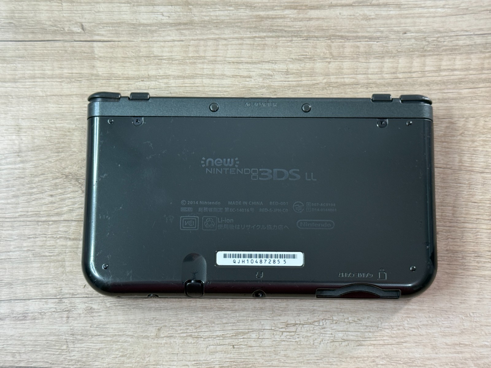 Nintendo New 3DS XL Metallic Black Console Sold as is Japan R9423