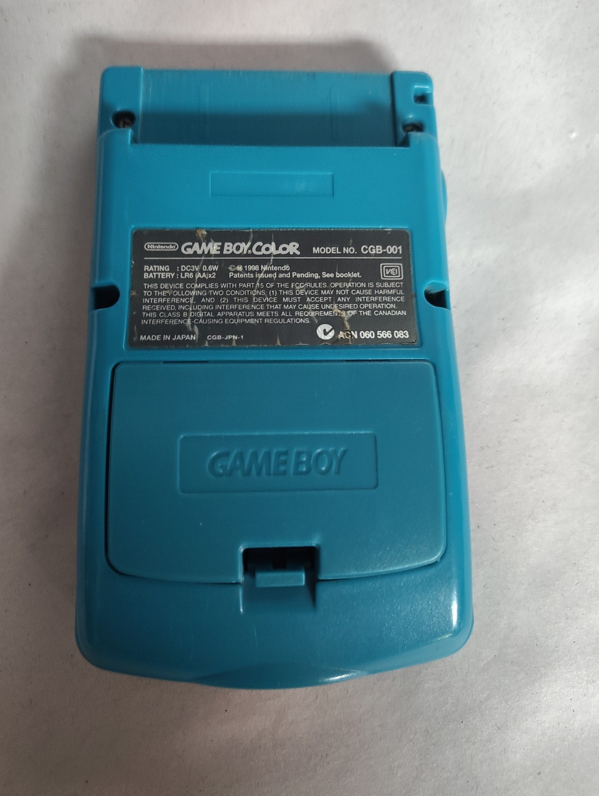 Nintendo Game Boy Color CGB-001 Teal Tested