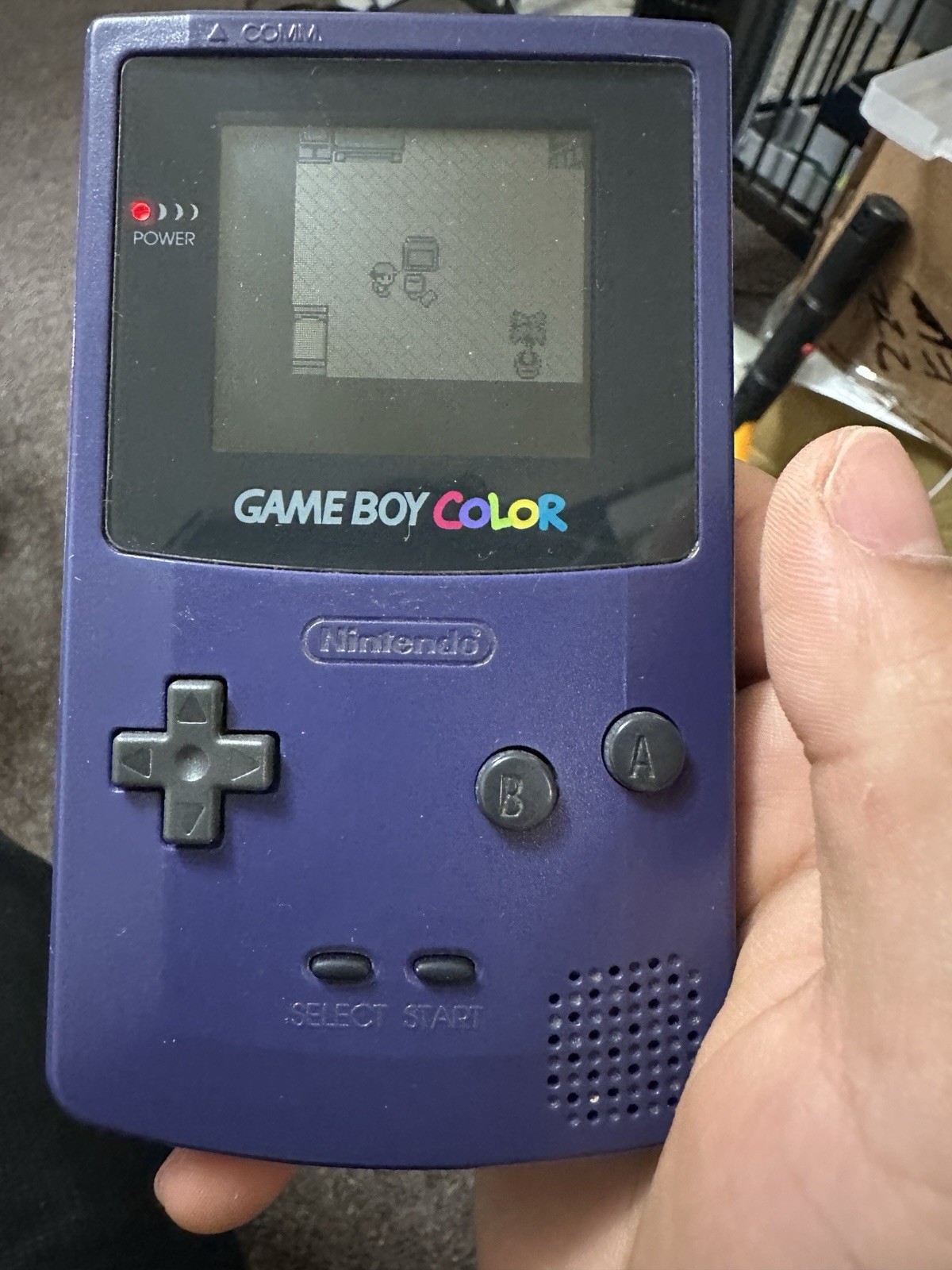 Nintendo Game Boy Color Pokémon Grape Console Bad Speaker READ!