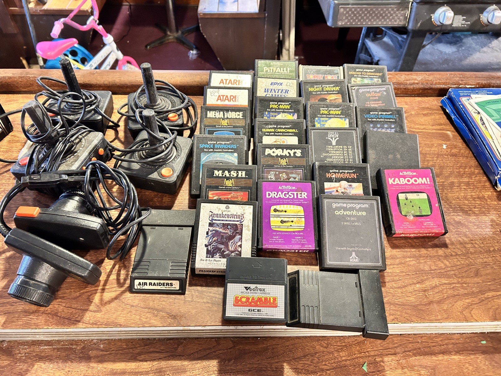 Lot Of 2 6 Atari Games. For 7800 ProSystem Console controllers all original