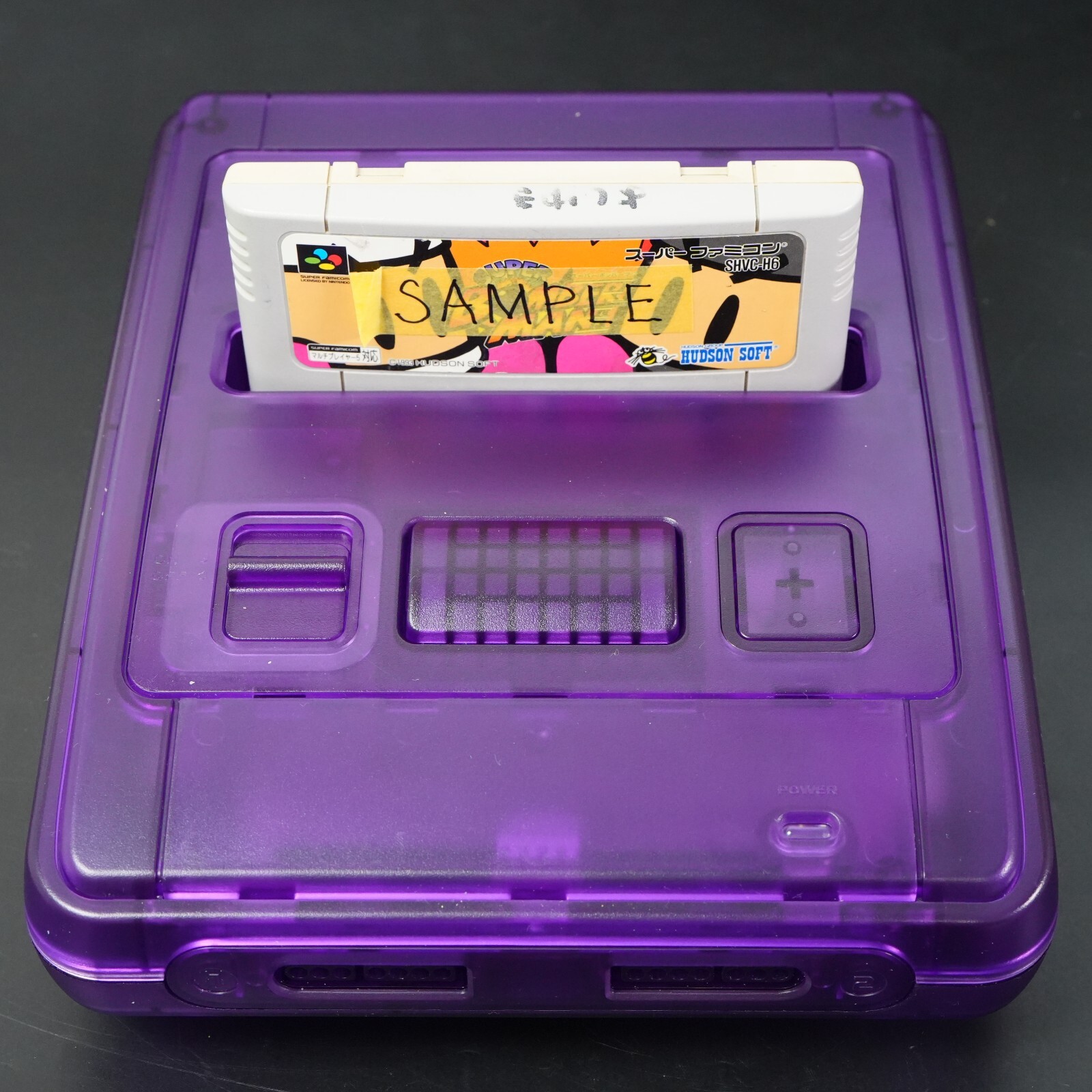 Nintendo Super Famicom Console SHVC-001 SFC SNES Purple Shell USB MOD