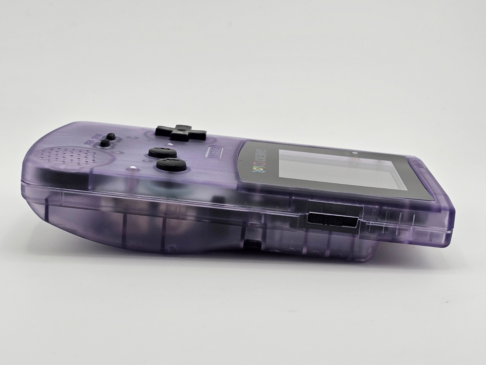 Nintendo Game Boy Color Handheld Game Console Clear Purple CGB-001