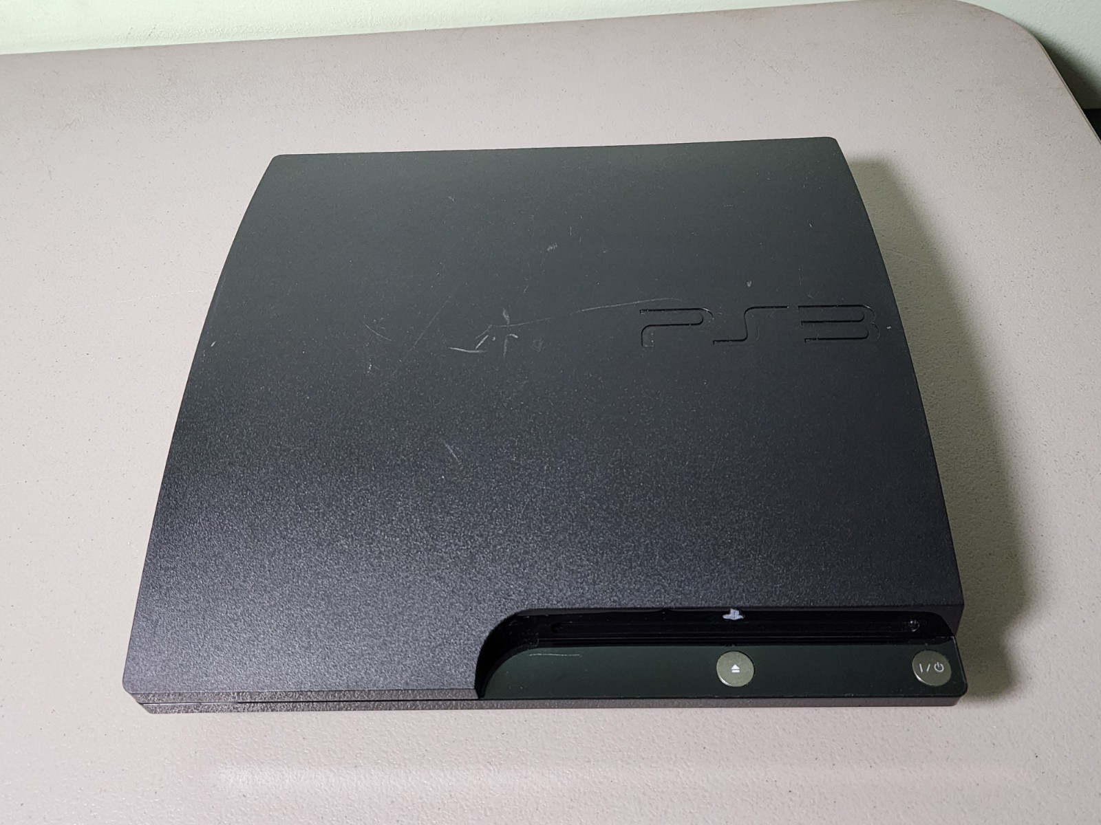 Sony PlayStation 3 PS3 Slim CECH-2001A Black Console Only Tested Works