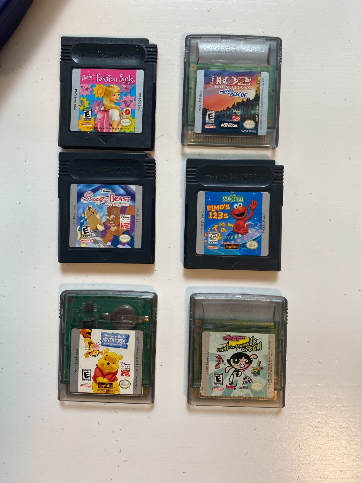 Nintendo Game Boy Box Blue with 6 Games – Retro Gaming Fun! Made in China