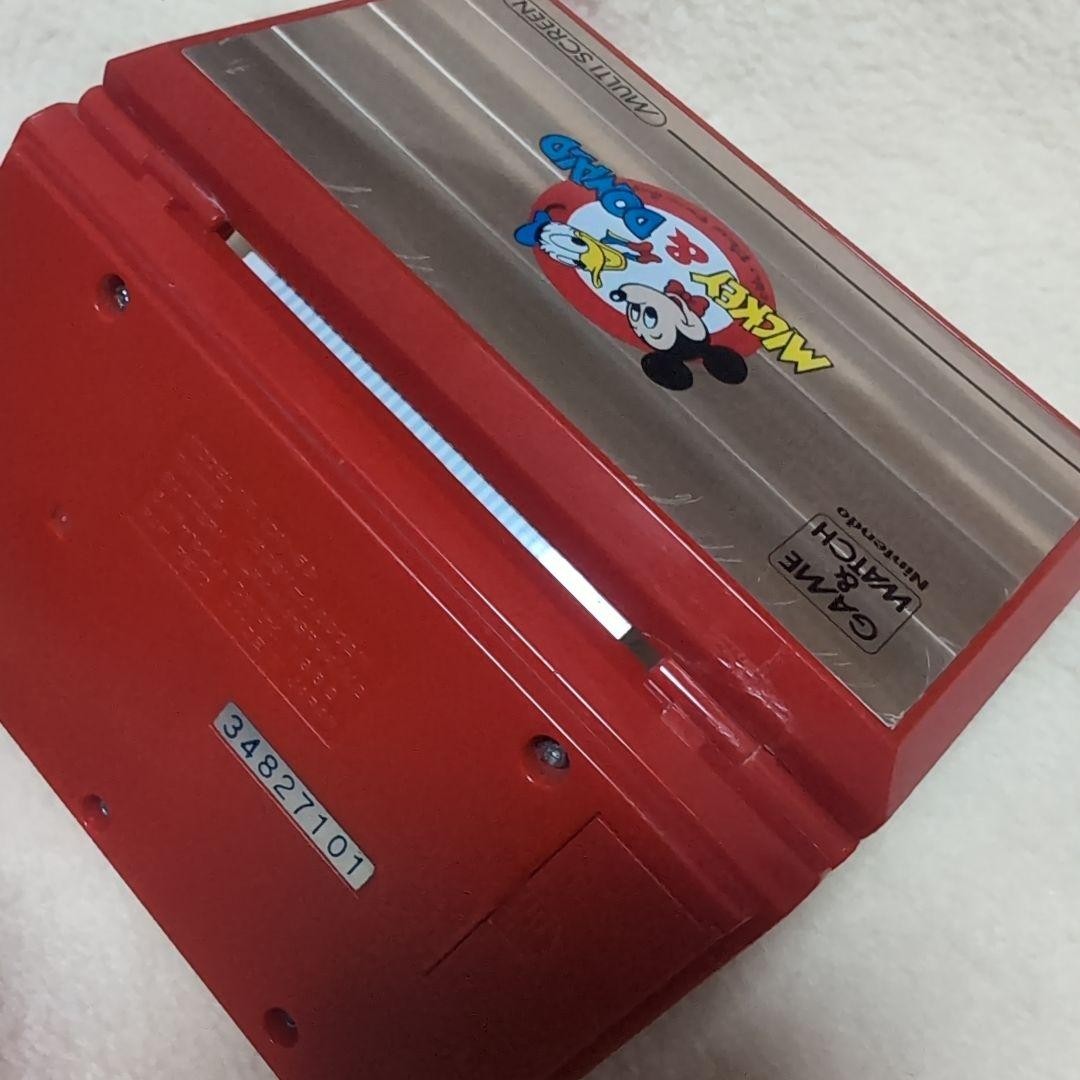 Nintendo Game & Watch Mickey & Donald DM-53 Japan 1982 F/S Vintage Collectible