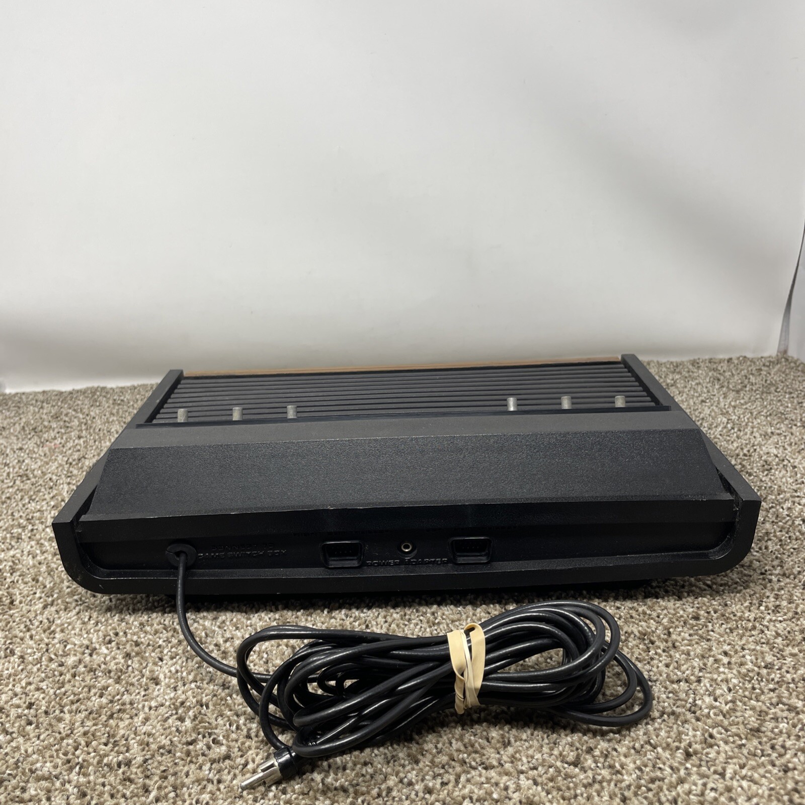 Atari 2600 Heavy Sixer Console In Box Chess Piece Box Tested Works READ