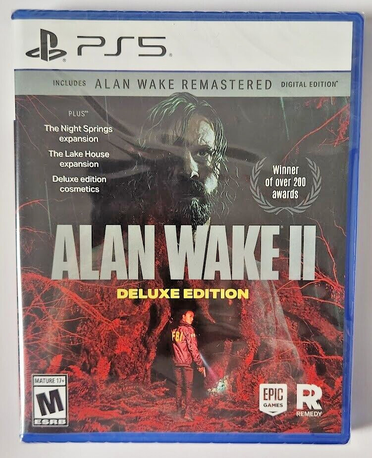 Alan Wake II [Deluxe Edition] PS5 Brand New Game Special [US 2024 Survival]