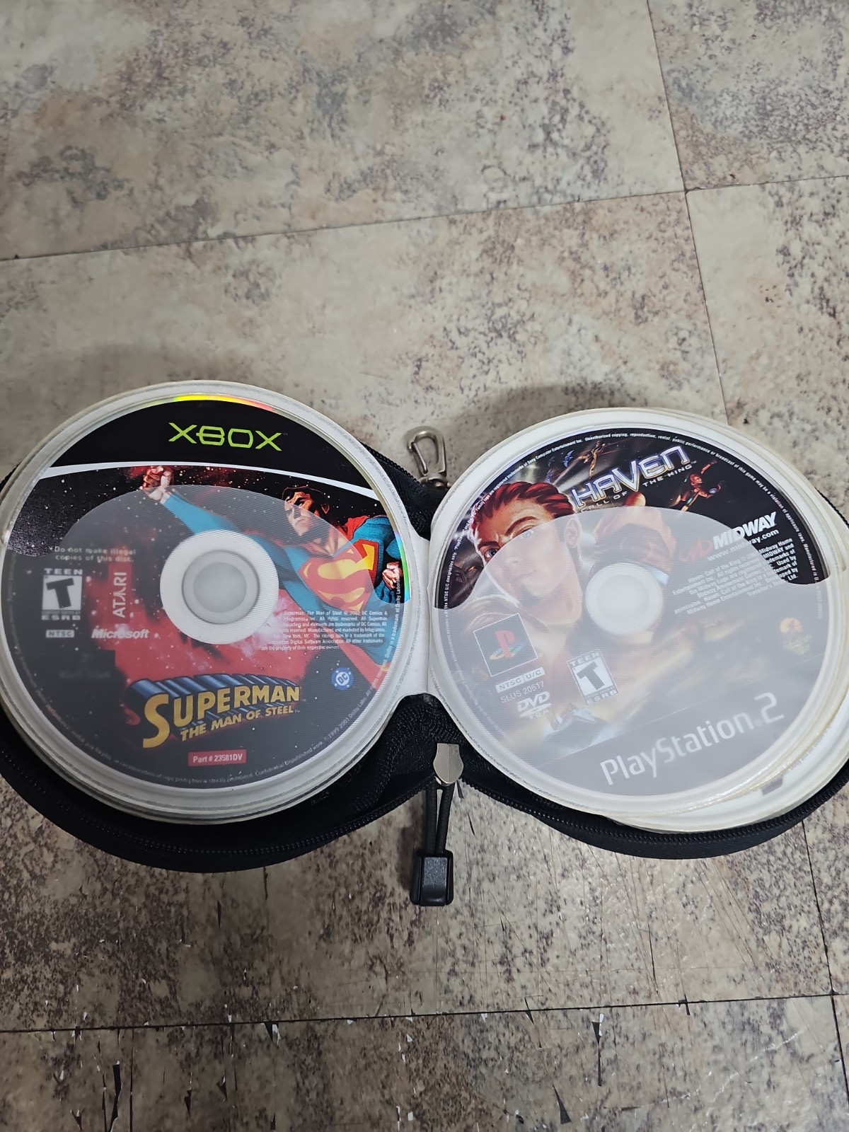 25 Original Xbox Games With Original Carrying Case