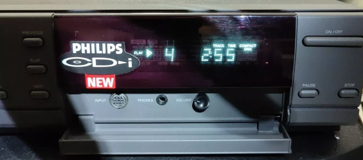 Philips CDi Console CDi 220 Matchline,Game,RCA Cable And current,do not control.