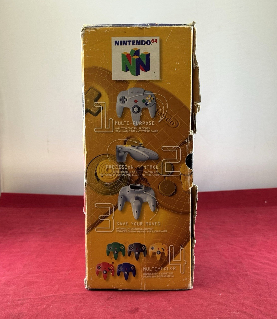 Nintendo 64 Console In Original Box w/ 3 Controllers