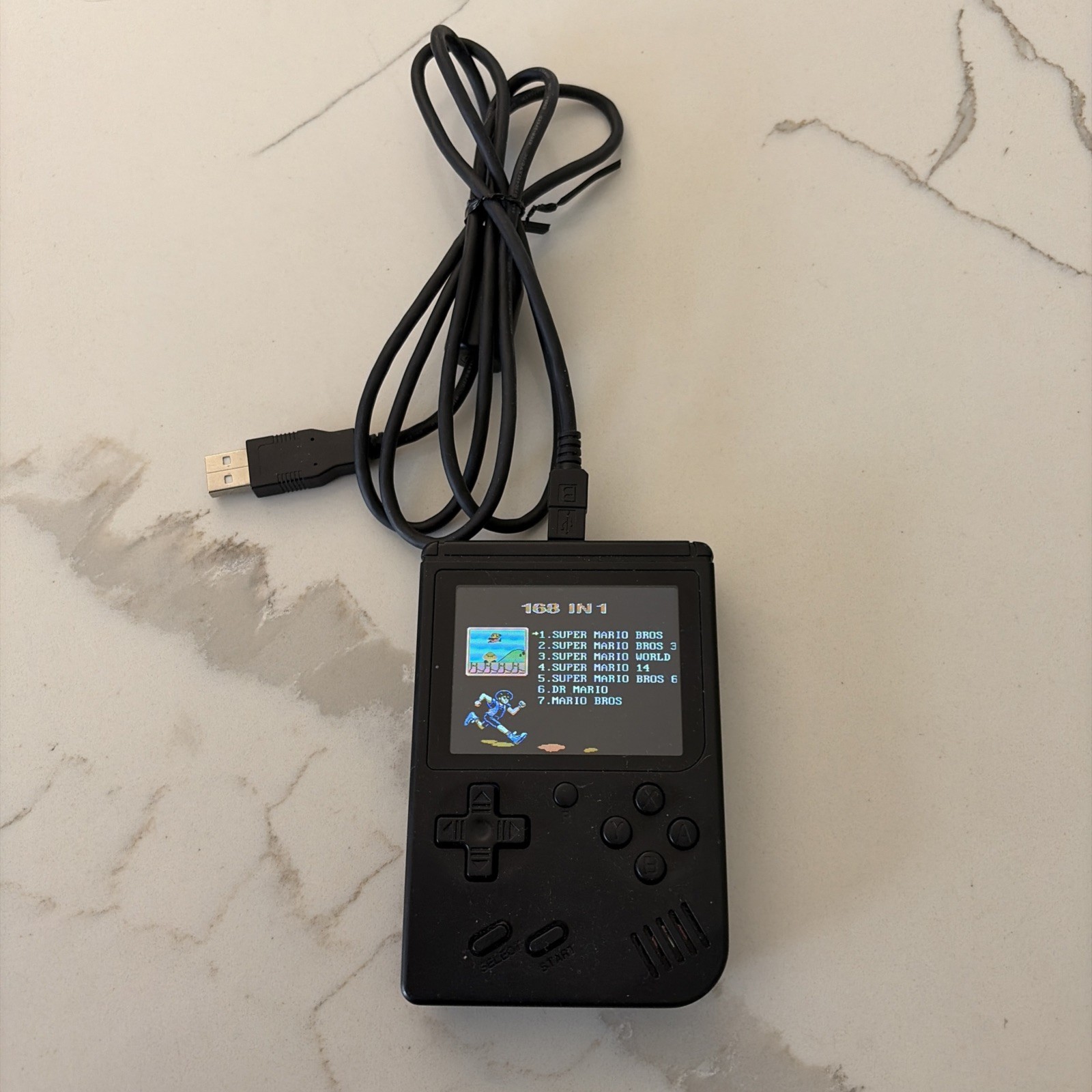 Retro FC Plus 168-in-1 Handheld Console w/ Charging Cable TESTED & WORKS GREAT!