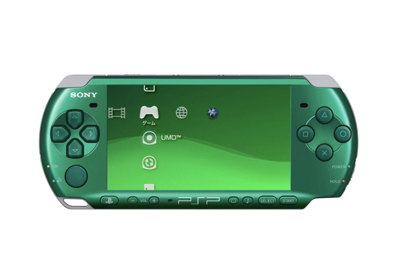 PSP 3000 Spirited Green SG Console Charger [CC]