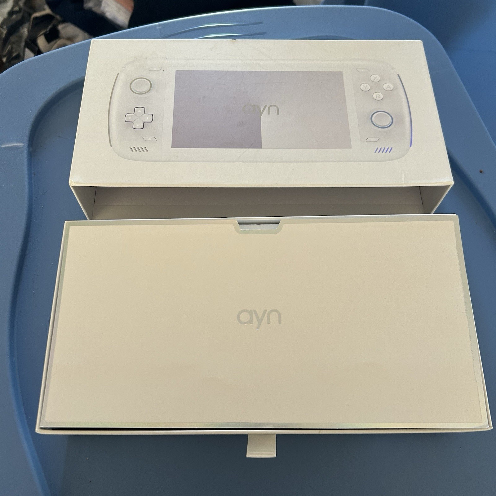 Ayn Odin Pro 12 + 256 GB White Handheld Android Console Empty Box Only
