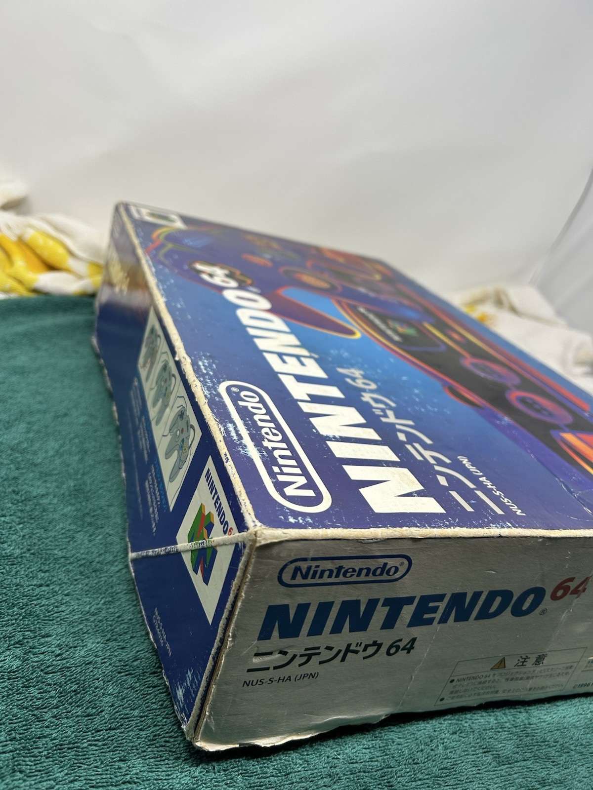 Nintendo 64 N64 Game Console System In Box NUS-002 Black Japan Model With Game!