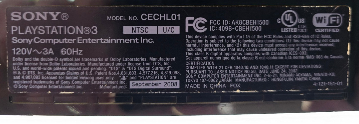 Sony PS 3 CECHL01 80GB +Games Move Sys New Controller tested and working++ more