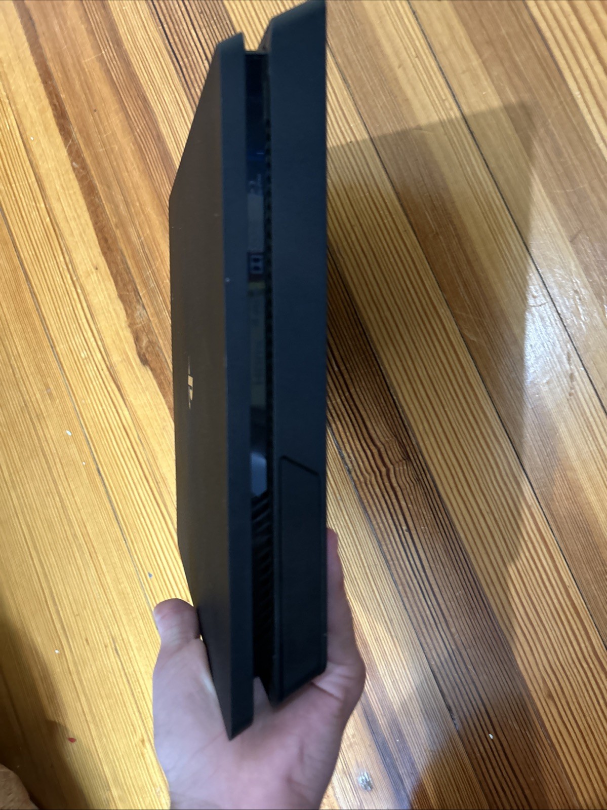 PS4 Slim Black Console Pre-owned Includes Power Cord And HDMI Cord