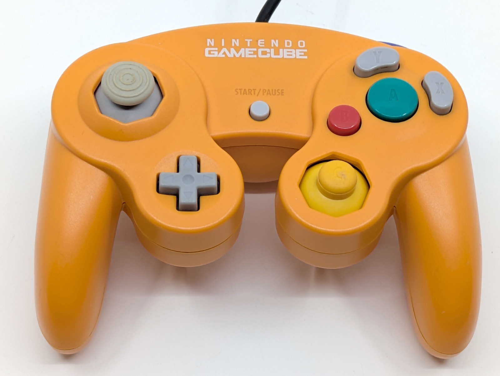 Nintendo GameCube Orange DOL-001 Console Complete Set Tested NTSC-U/C