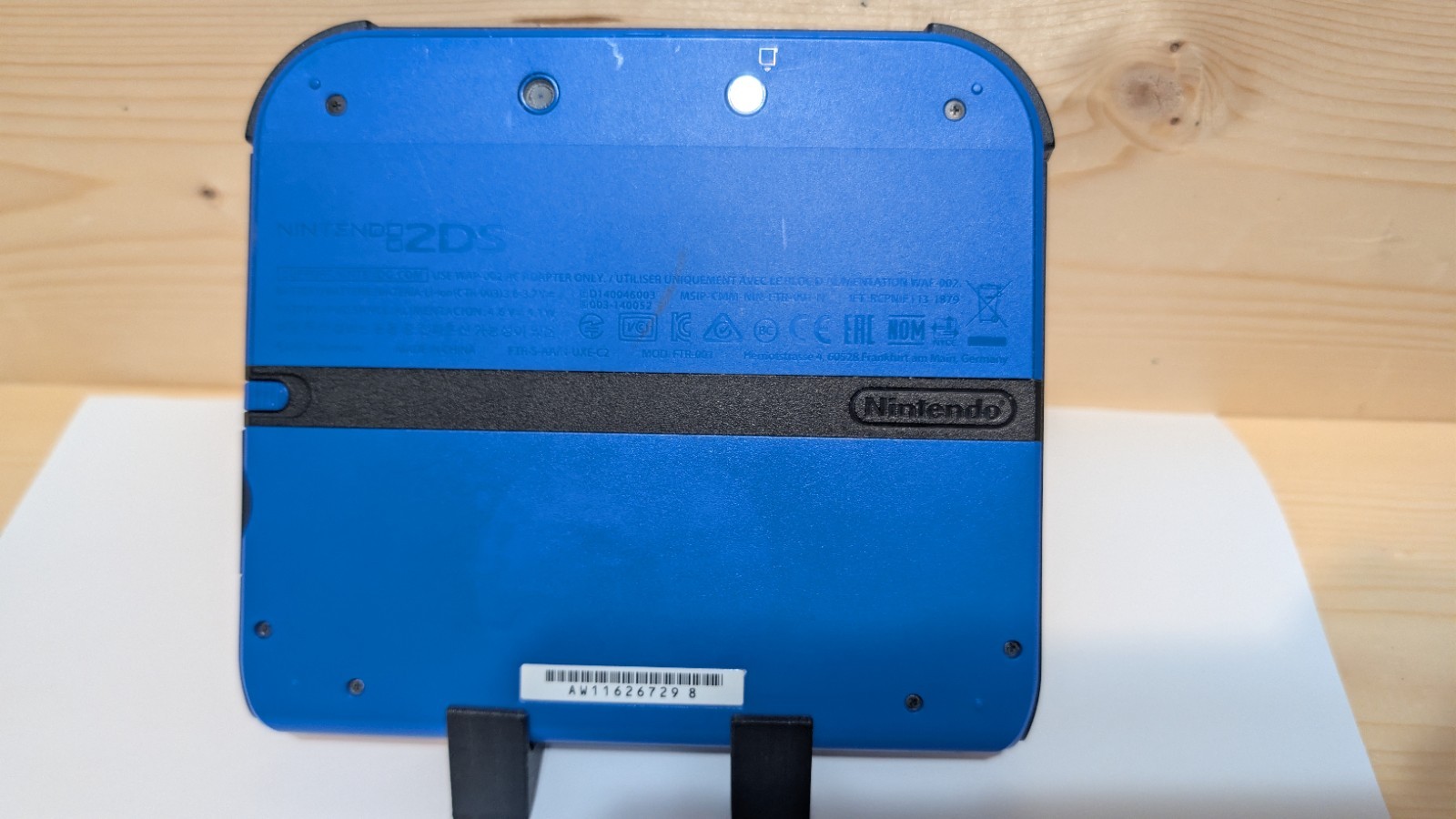 Nintendo 2DS Blue/Black US Version W/Cable *Tested*