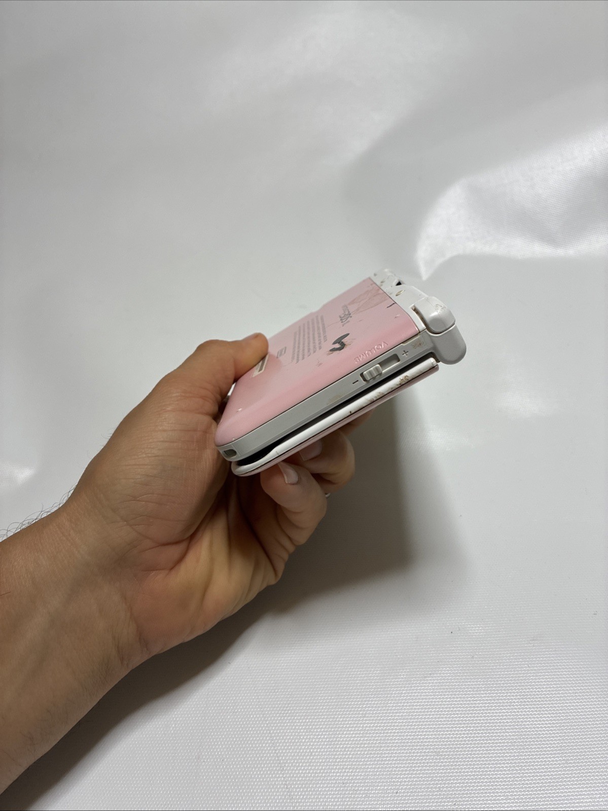 *PARTS* Nintendo Nintendo 3DS XL Handheld System Console Pink/White SPR-001 USA