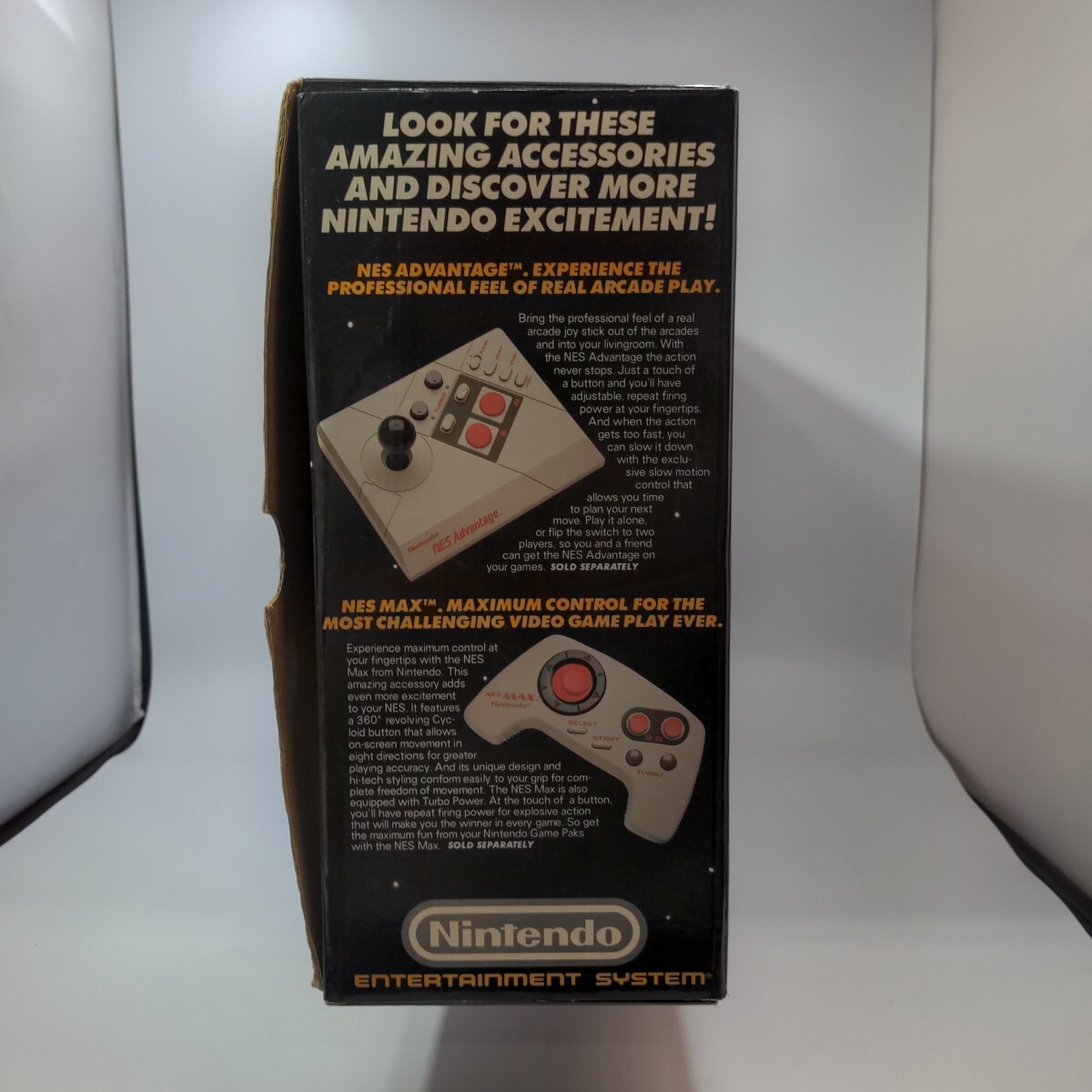 1988 Nintendo Entertainment System NES Action Set w/ Box Console Gray Zapper CIB