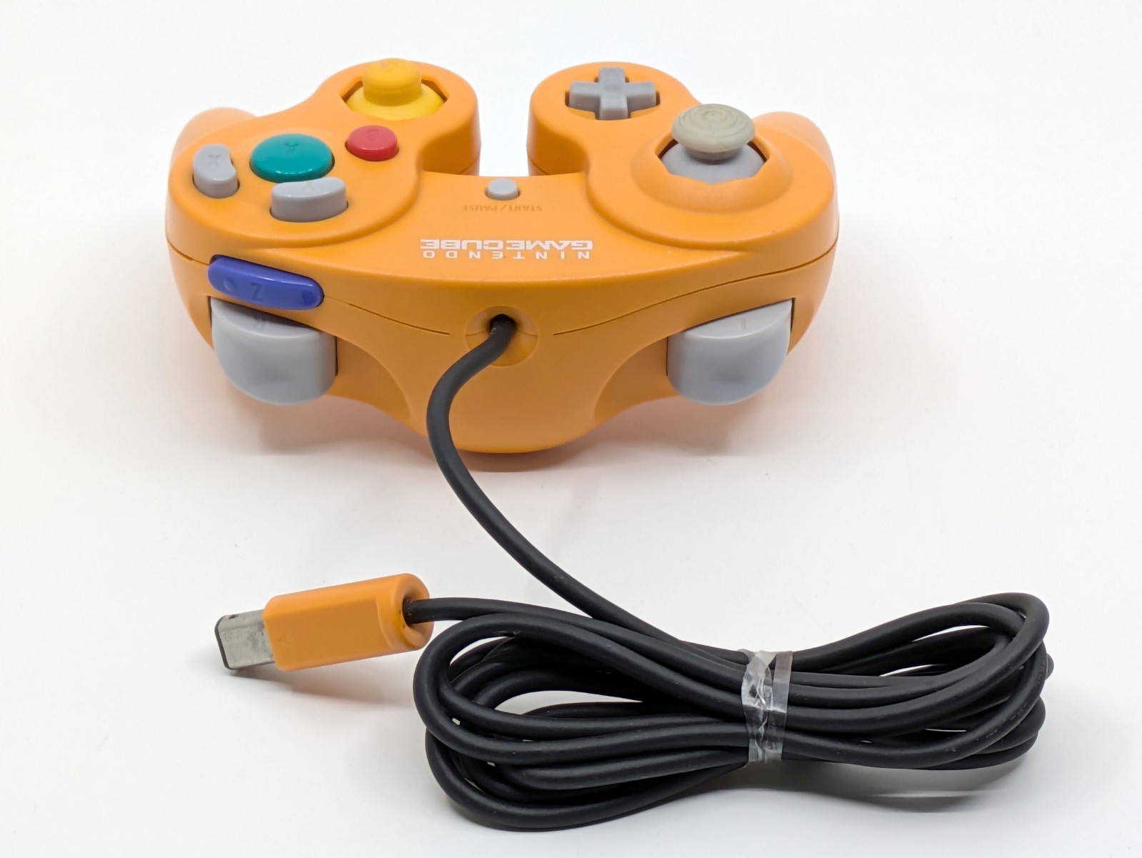 Nintendo GameCube Orange DOL-001 Console Complete Set Tested NTSC-U/C