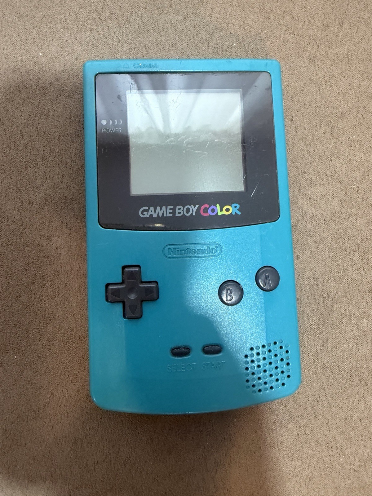 Nintendo Game Boy Color Handheld System Teal Blue Japan CGB-001 Good Condition