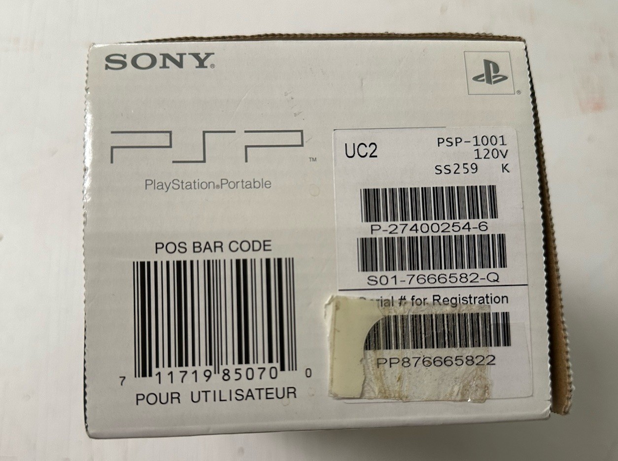 Sony Playstation PSP-2001 Game Console Bundle Repack – Battery Untested, READ