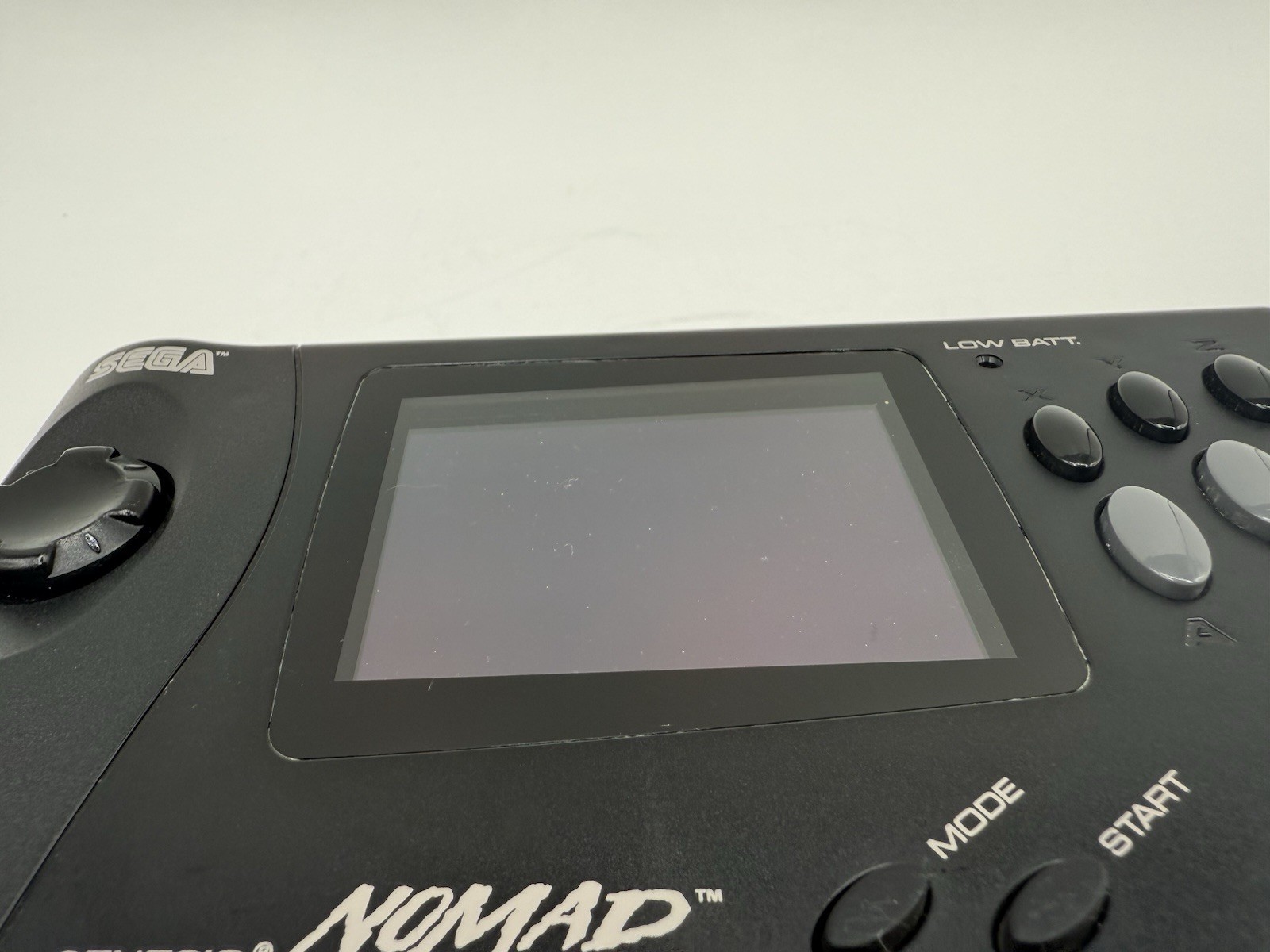 Sega Genesis Nomad MK-6100 Console SOLD AS IS FOR PARTS/REPAIR CLEAN NEEDS WORK