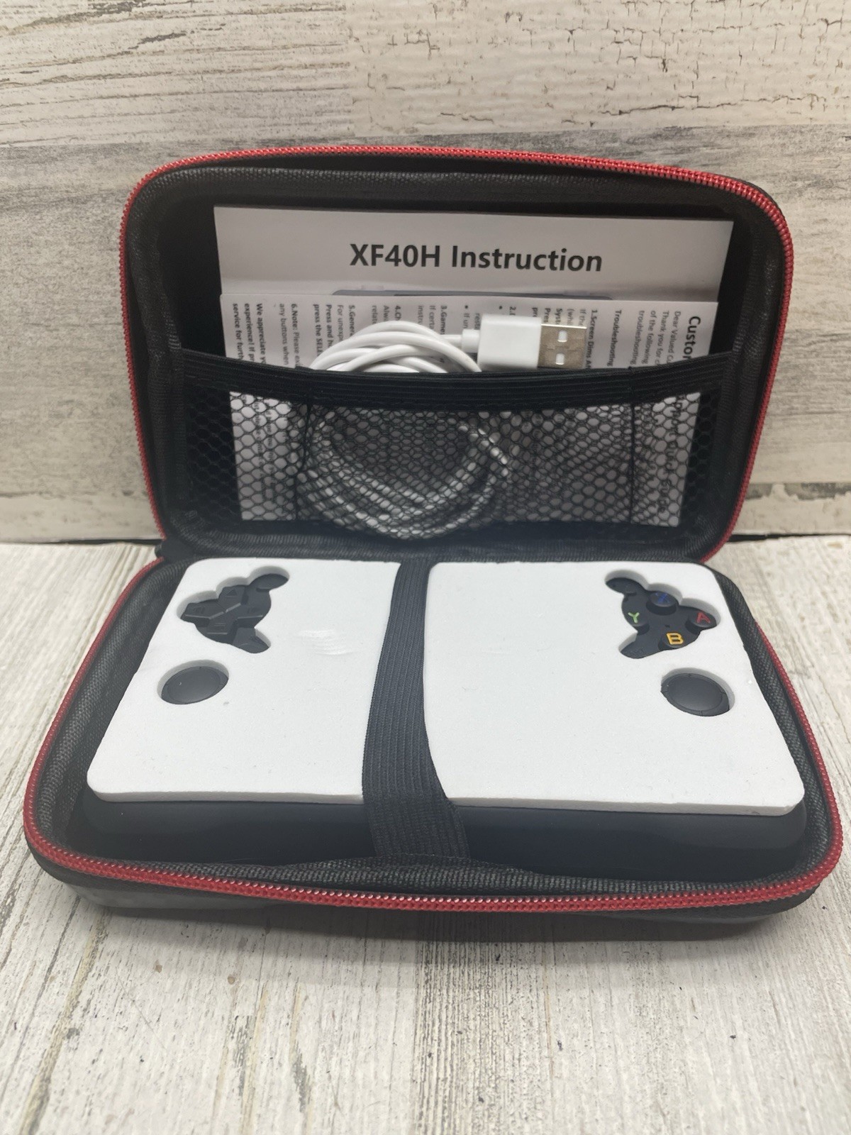 XF40H 128GB Handheld Game Console, Retro Gaming Console – BLACK