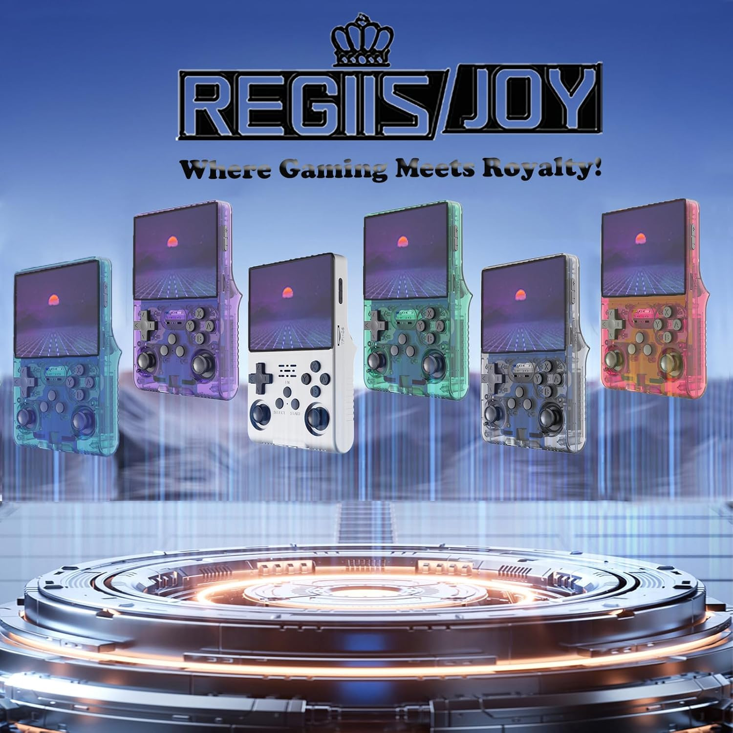30000 Games in 1 Handheld Game Console R40S PRO 3.5 Inch IPS Screen Mini Retro C