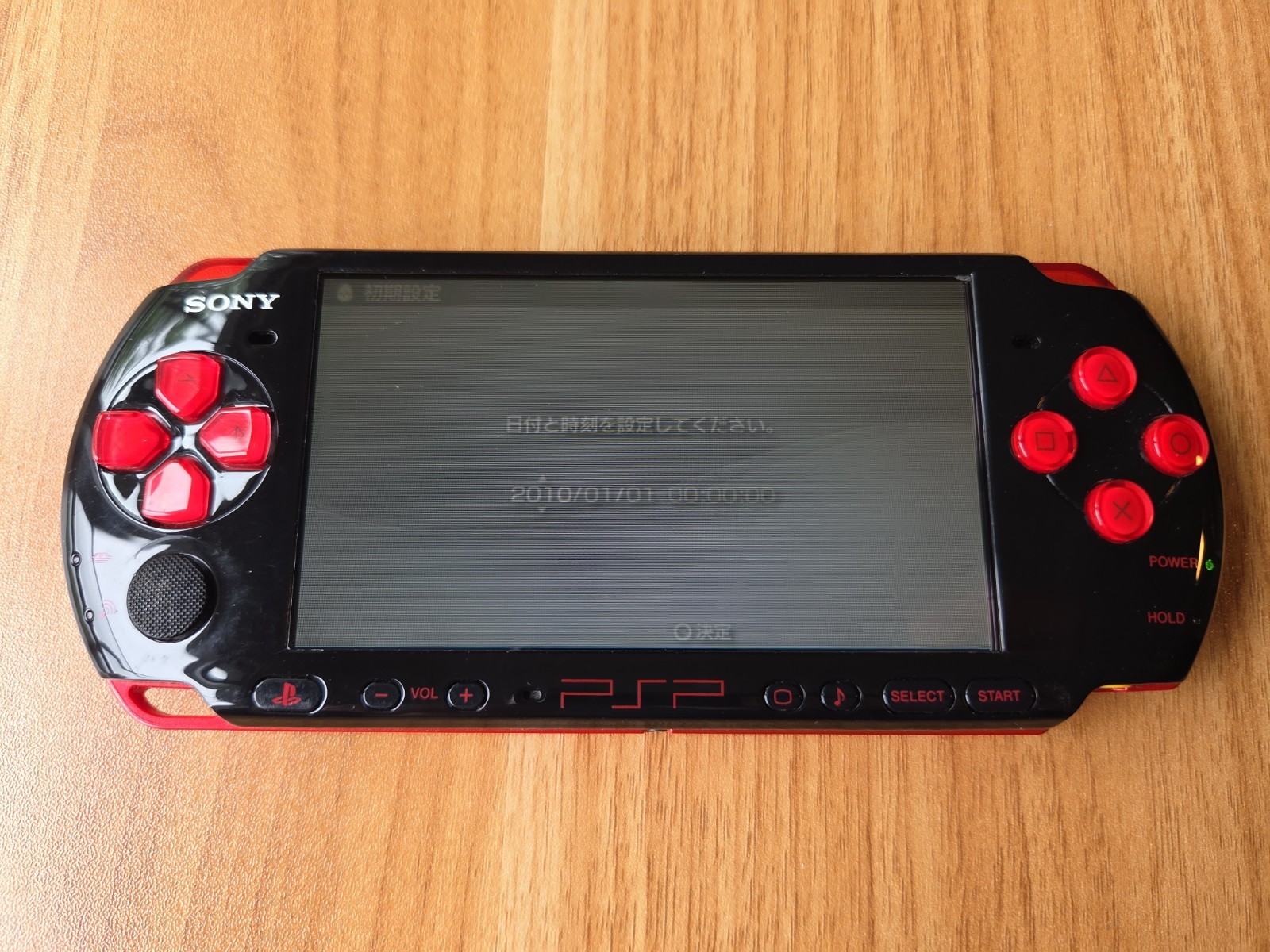 Sony PSP 3000 Console Black / Red – Good Condition + Charger