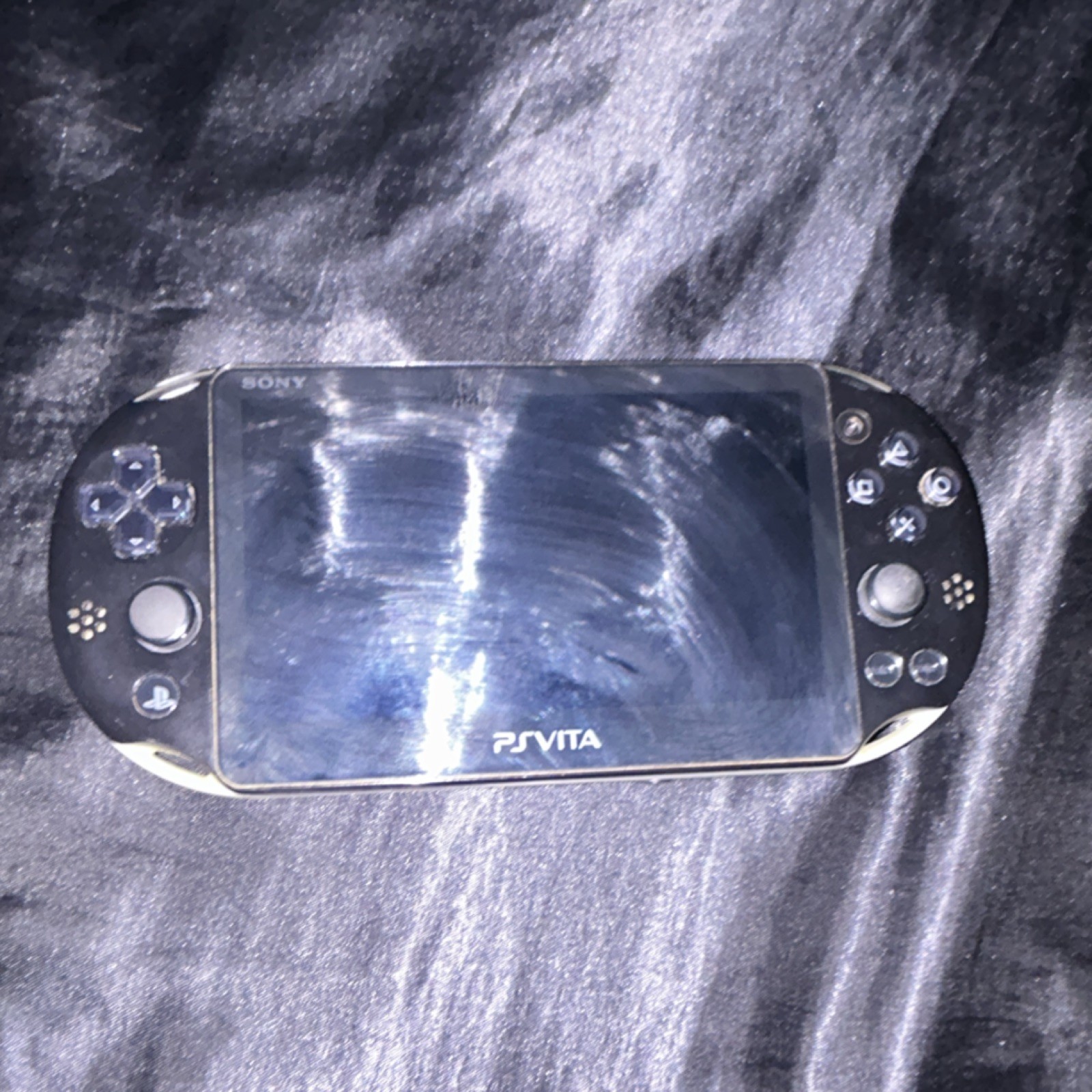Sony PlayStation Vita Handheld System Console, Black/White, Headphone Jack