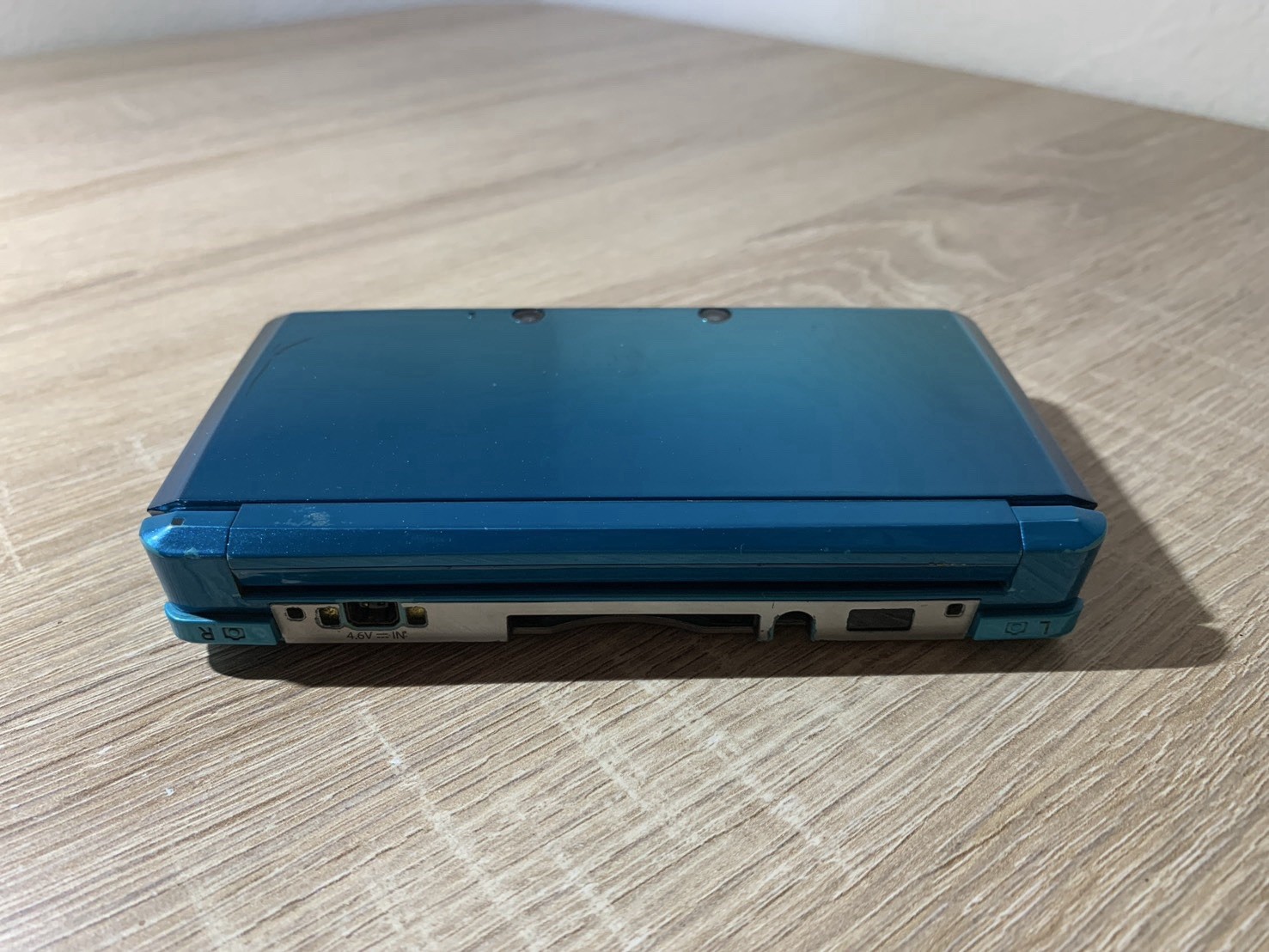 0655 Nintendo 3DS Aqua Blue Good TESTED 290g
