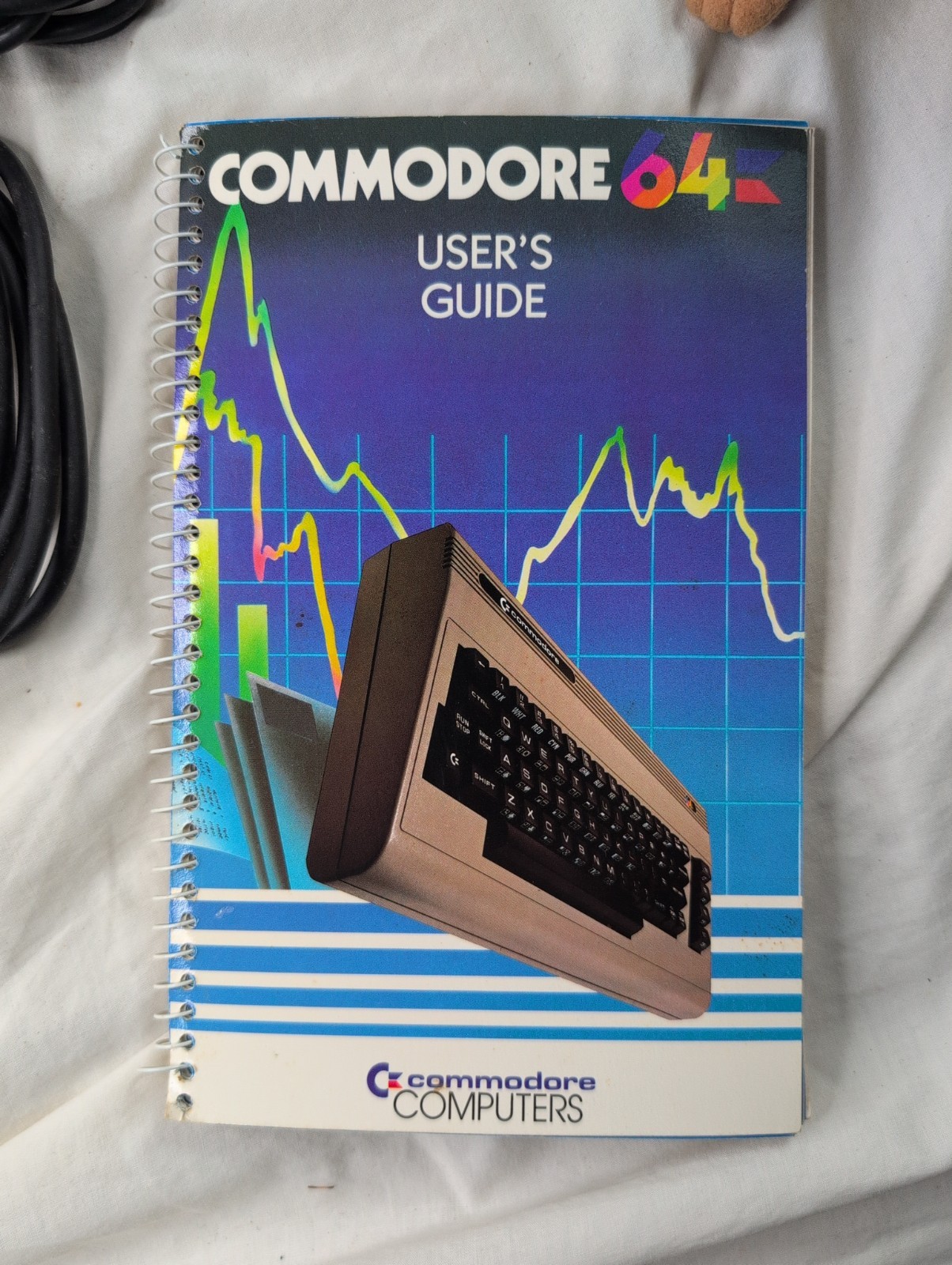 Commodore 64 Vintage Computer Untested With Box Matching Number Manual & Cords