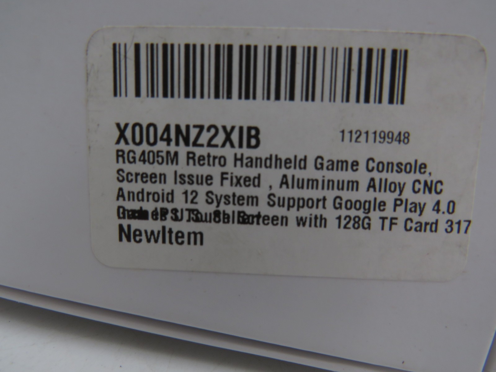 Anbernic RG405M Retro Aluminum Alloy Android 12 Built-in 128G TF Card NEW