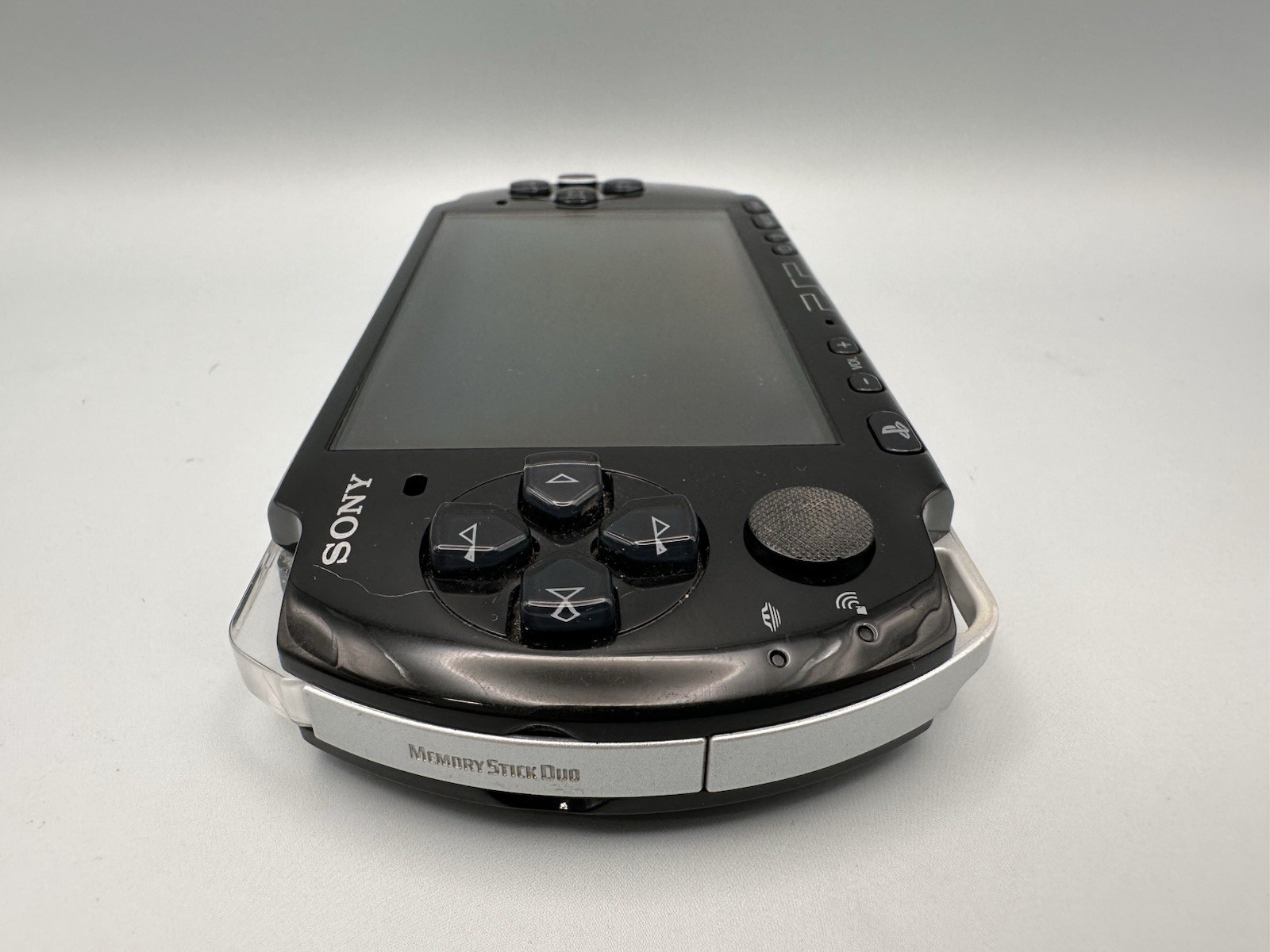 Sony PSP-3000 Piano Black Crisp Screen Tested + New Battery, Charger