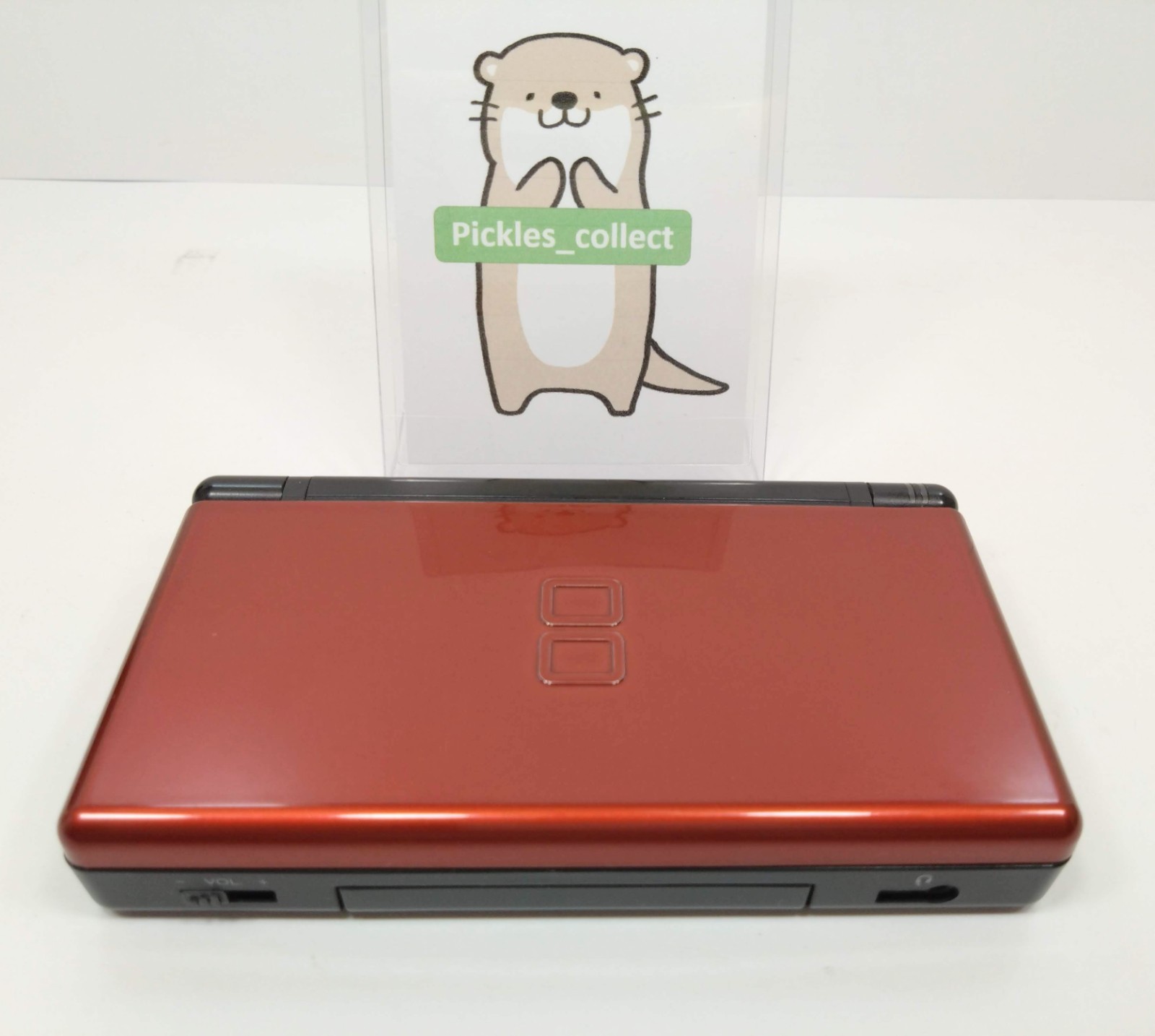 DS Lite Crimson Black USG-001 w/Box Tested Nintendo DS 0314D
