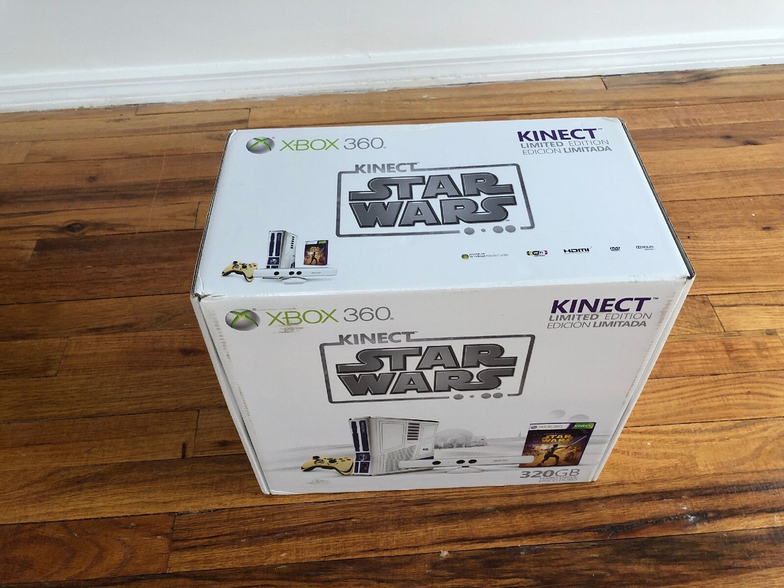 Microsoft Xbox 360 Kinect Star Wars Limited Edition 320GB White Console Sealed