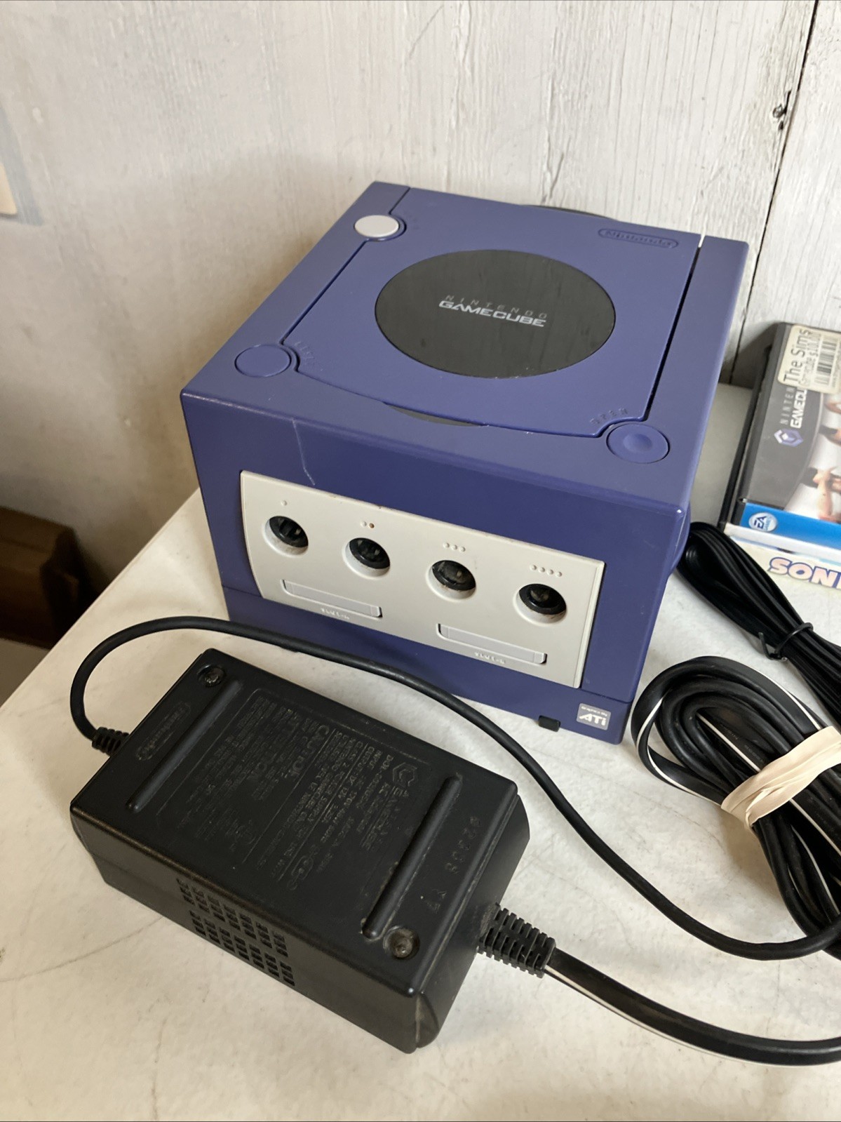 Indigo Nintendo GameCube Console Bundle Lot 4 Games, 2 Controllers Sega Sonic