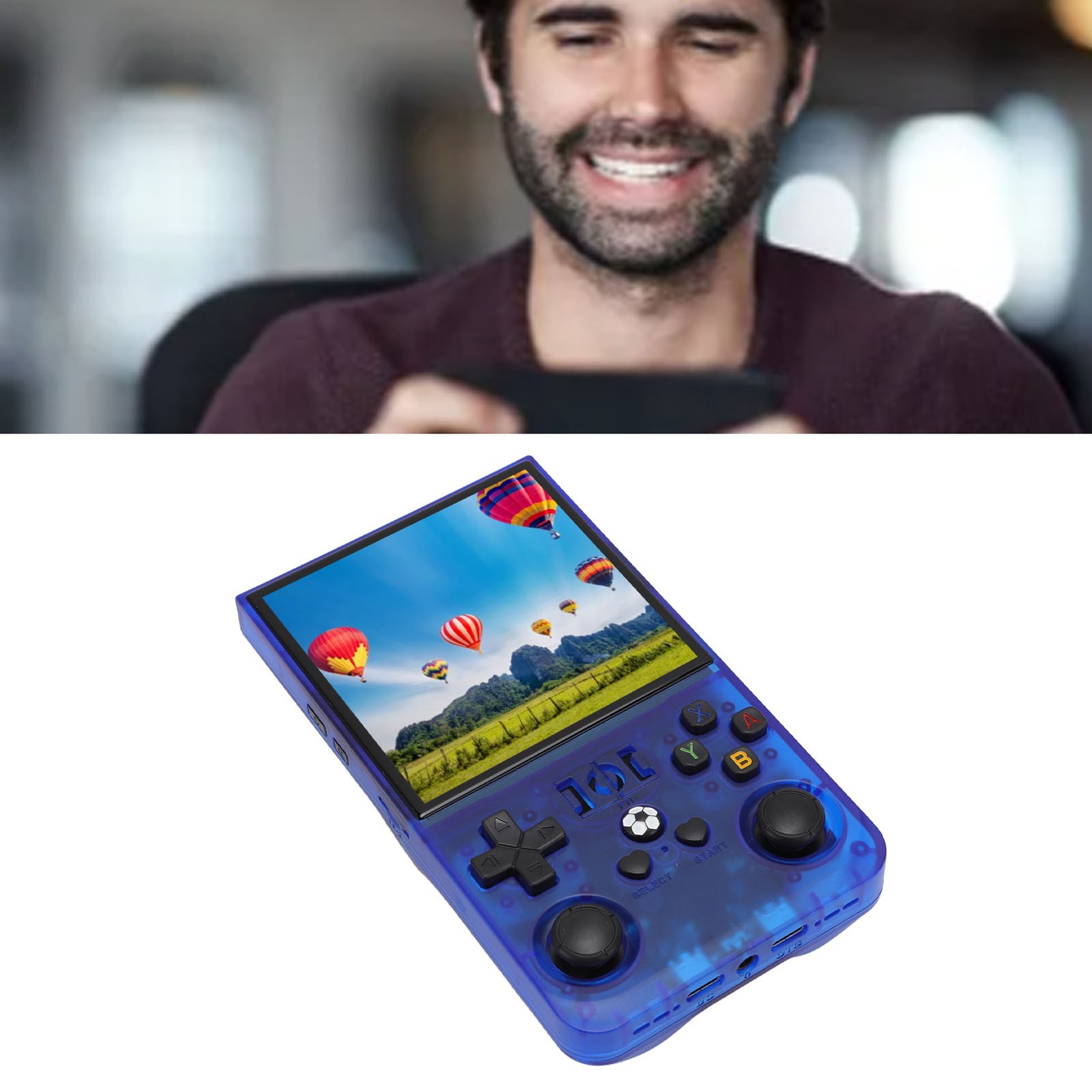 Handheld Game Console 4 Inch IPS Screen Open Source Portable Retro Video Ga YWIY