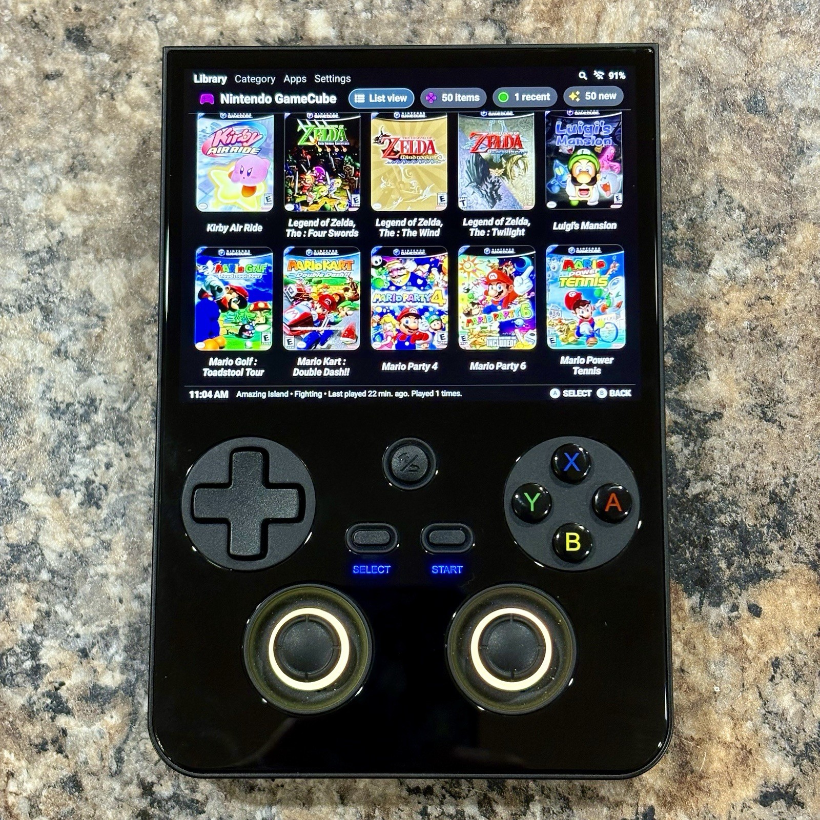 Anbernic RG477V, Custom Retro Handheld, 128GB + 256GB Card, Loaded Ready To Play