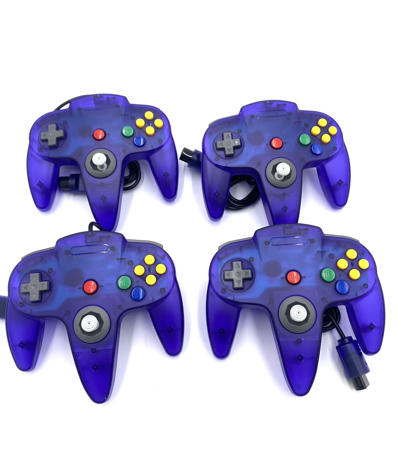 Nintendo 64 Console Various Colors Region Free + Controllers And Wires Bundle