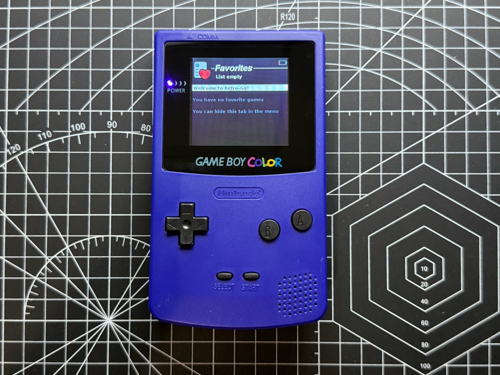 Retro ESP32 W/ Highlight LCD & Gameboy Color Housing & Recharge Battery & 2GB SD