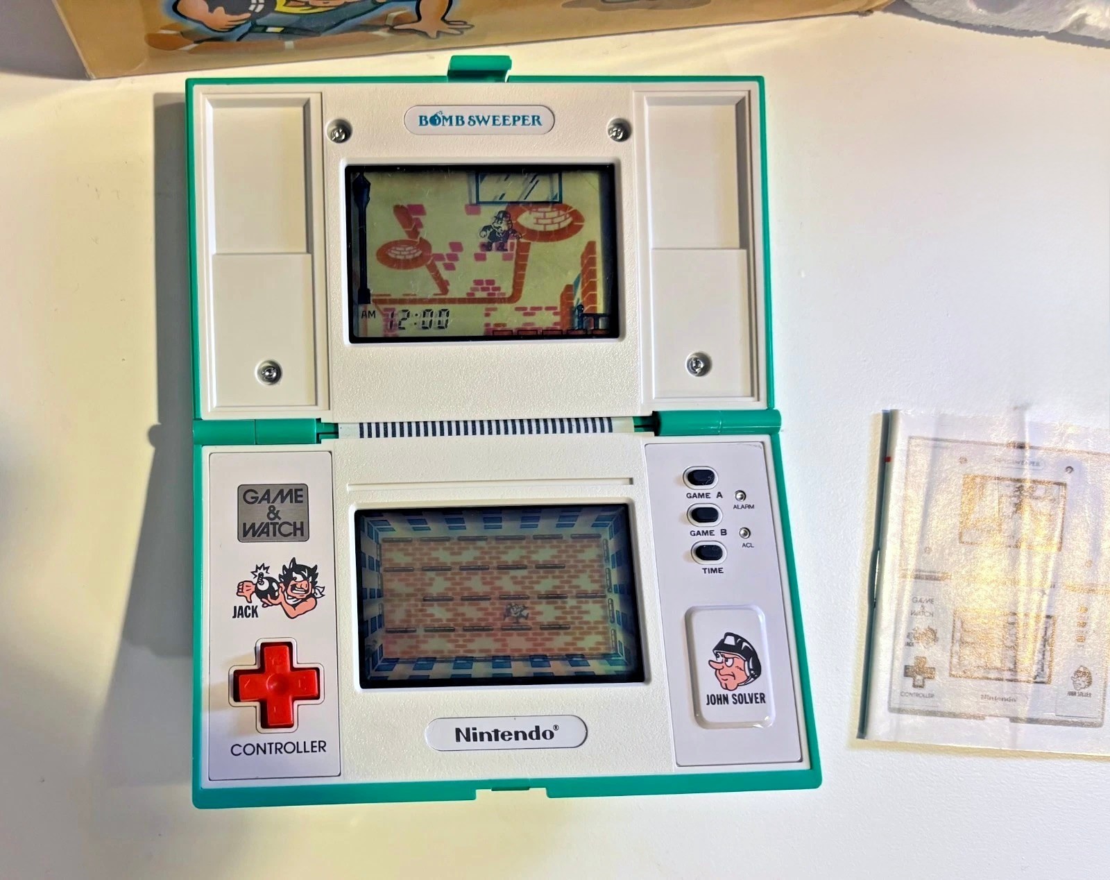 Nintendo Game & Watch BOMB SWEEPER battery operated classic toys electronic game