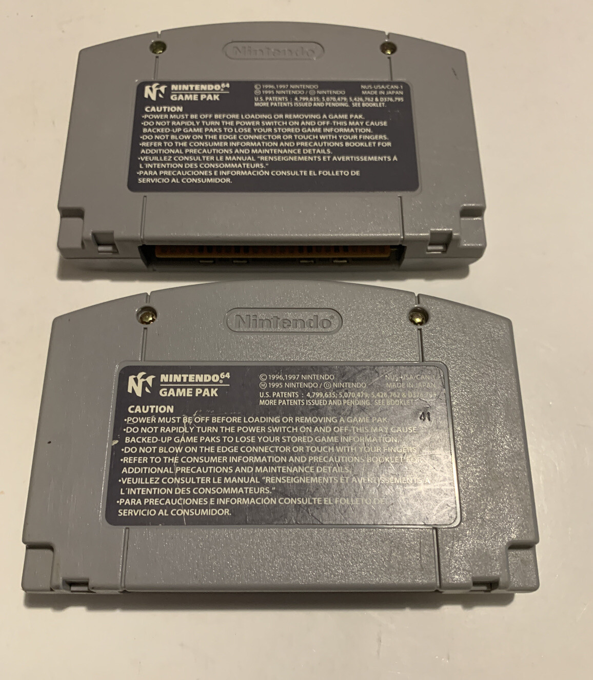 Nintendo 64 Console Bundle Genuine Controllers w/ 2 Games Tested