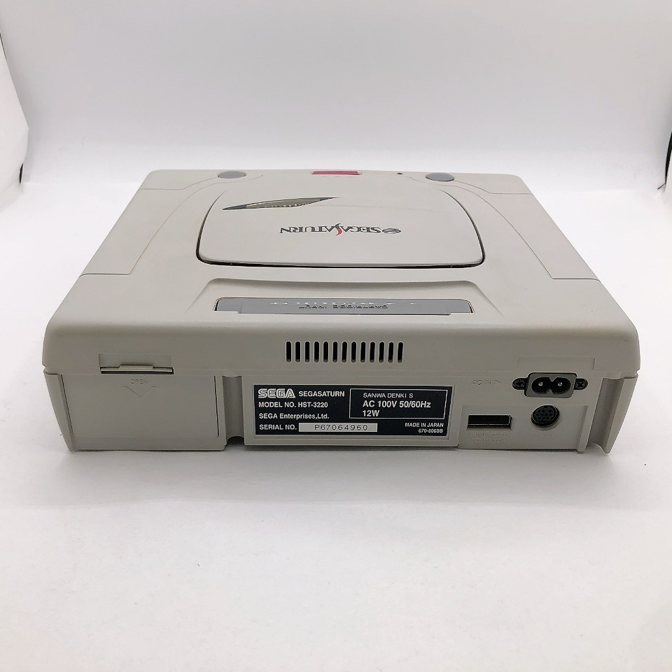 Sega Saturn Console System HST-3220 Box Japan NTSC-J White Japanese Tested