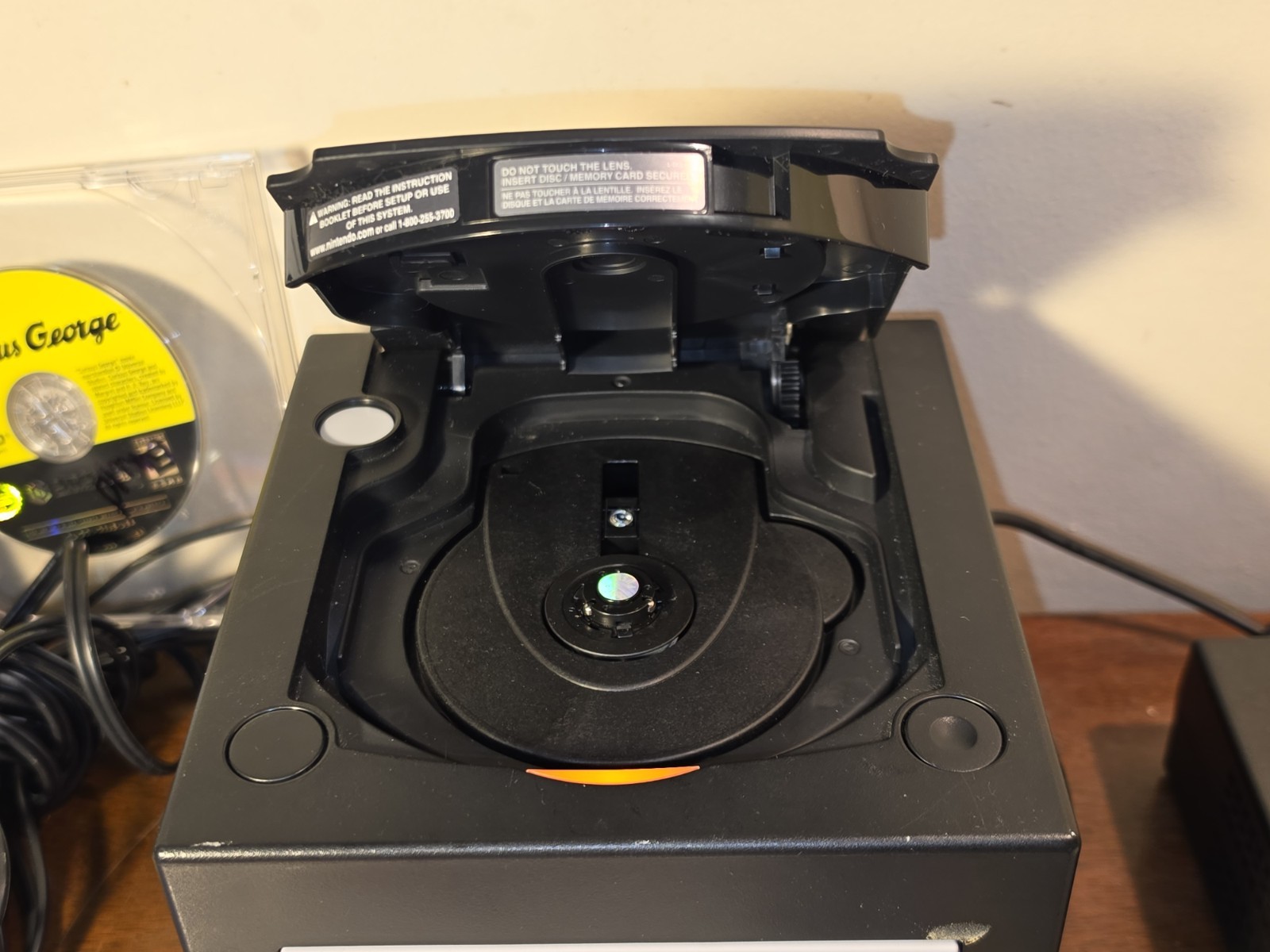 NINTENDO GAMECUBE DOL-001 USA BLACK SYSTEM CORDS CONTROLLER & 6 GAMES TESTED!