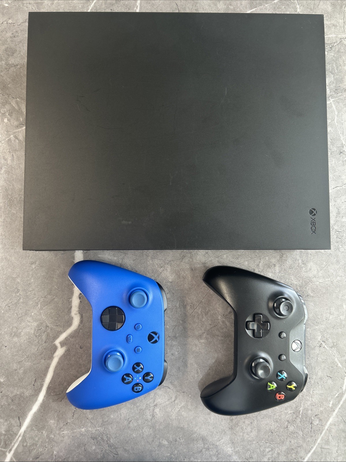Microsoft Xbox One X Project Scorpio Edition 1TB Console – Black & 2 Controllers